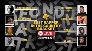 Best Rapper In The Country Bracket | Dead End Brackets