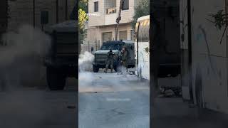 Israeli Female Soldiers Hurl Stun Grenades At Journalists During Raid