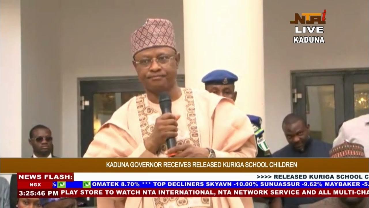 LIVE: Kaduna State Governor Speech Receiving Kuriga School Children | 25th March 2024 | NTA