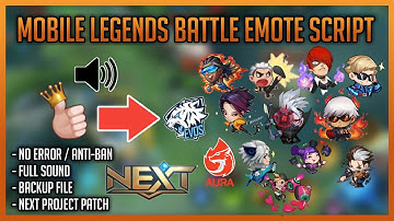 BATTLE EMOTE UPDATED SCRIPT | NO ERROR | ANTI-BAN | FULL SOUND | PROJECT NEXT PATCH | MOBILE LEGENDS