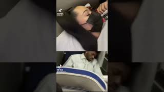 Lil Nas X And Bella Poarch On A Flight