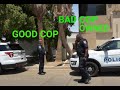 FBI, U.S. IMMIGRATION & DEA ( good cop, bad cop ) BAD COP OWNED, 1st Amendment audit
