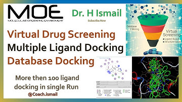Virtual Drug Screening & Multiple Ligand Docking with MOE | PCA Analysis | Comprehensive Guide