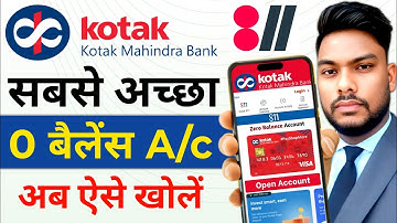 Kotak Mahindra Bank 811 Account Open kese karen Kotak 811 Account Opening Full Process Kotak 811