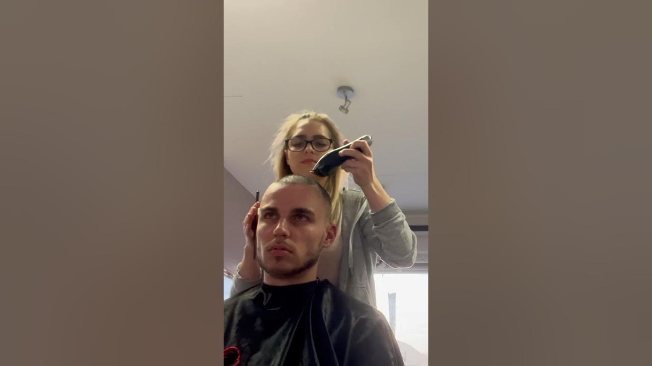 Female barber giving me another NUMBER ONE Buzzcut headshave YouTube