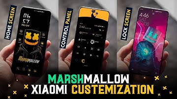 Marshmallow Xiaomi Home Screen | I Used Xiaomi Themes Only To Customize Like this 😍❤️ | Techofalam