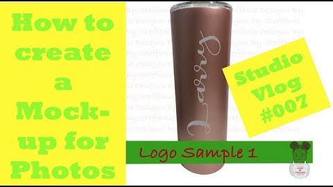 How to Create a Mock-Up in Silhouette Studio & Procreate || Studio Vlog 007 || Designs By Steffanie