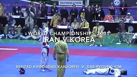 IRAN V KOREA (MALE  58kg) WORLD CHAMPIONSHIPS 2001...