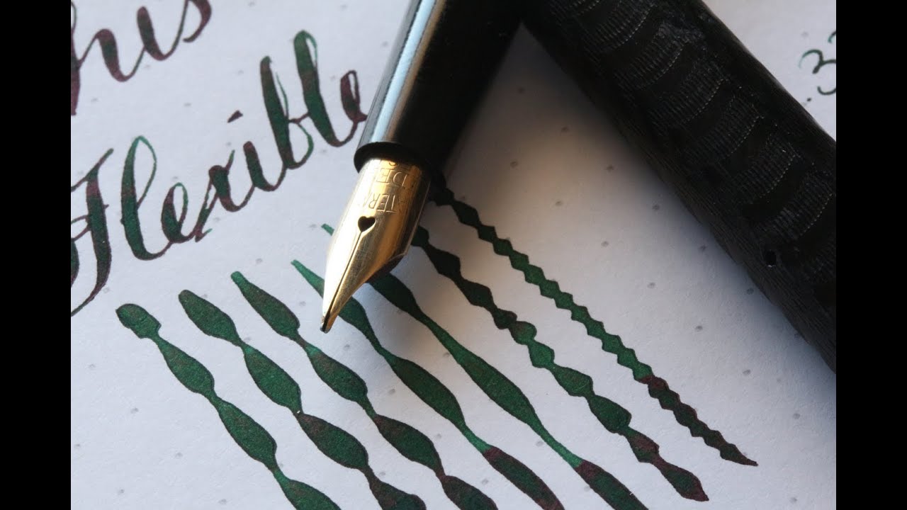 Near-Mint Waterman's 12 BCHR Eyedropper with Flexible Nib