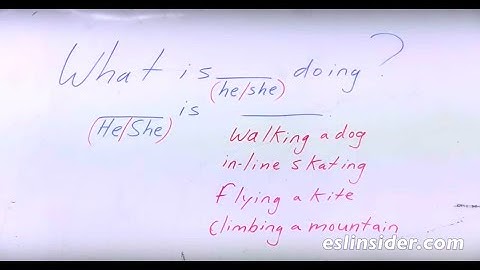 Teaching English - How to Use Substitution Tables - Grammar