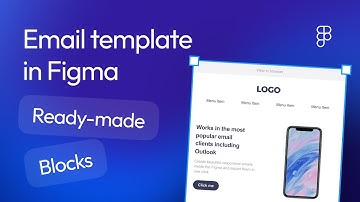 How to create email template in Figma with Marka Email Generator Plugin. Ready-made blocks.