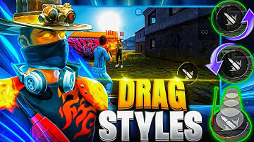 TOP 3 GOD LEVEL ADVANCE DRAG TECHNIQUE IN FREE FIRE 🔥 / NEW SECRET DRAG TRICK FOR ONETAP HEADSHOT 