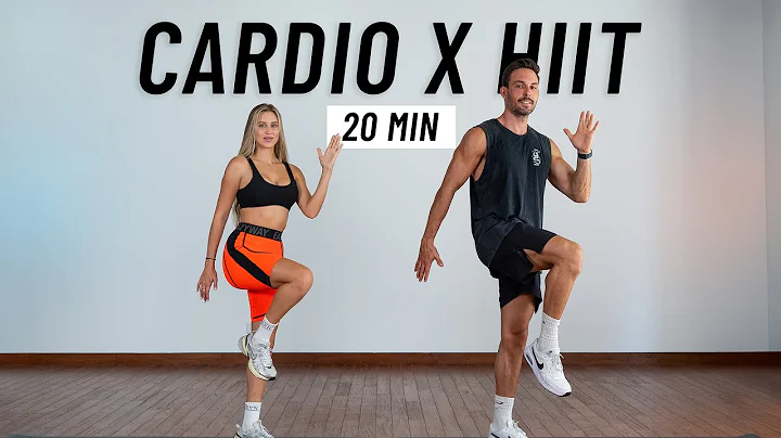 20 MIN INTENSE HIIT WORKOUT - ALL STANDING - Full Body, No Equipment, No Repeats thumbnail
