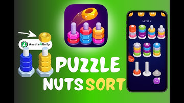 Nuts Bolts Sort Puzzle 3D Game Unity Source Code   Assets4Unity