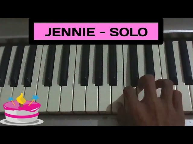 JENNIE-'SOLO' Use Keyboard/Piano Cover | Blackpink - ravenbrixe class=