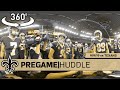 360° View of Drew Brees, Saints Pregame Huddle - Week 1 vs Texans | New Orleans Saints