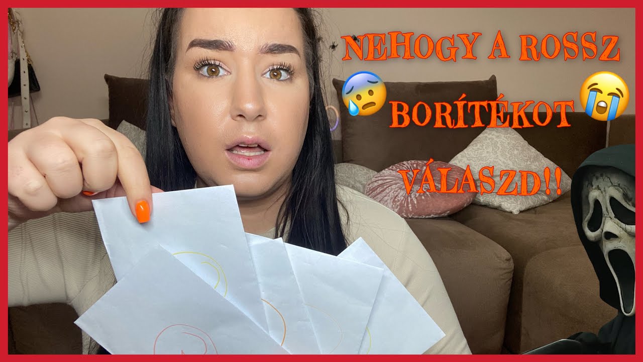 Válaszd a MEGFELELŐ BORÍTÉKOT *HALLOWEEN* előtt CHALLENGE | Utazunk?😱😰