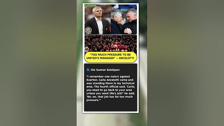 Ancelotti’s Joke About Solskjaer’s Job! #football #ancelotti #shorts #manutd #premierleague #fyp