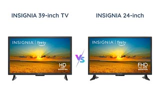 Insignia 39-inch vs 24-inch Fire TV: HD 720p vs Full HD 1080p