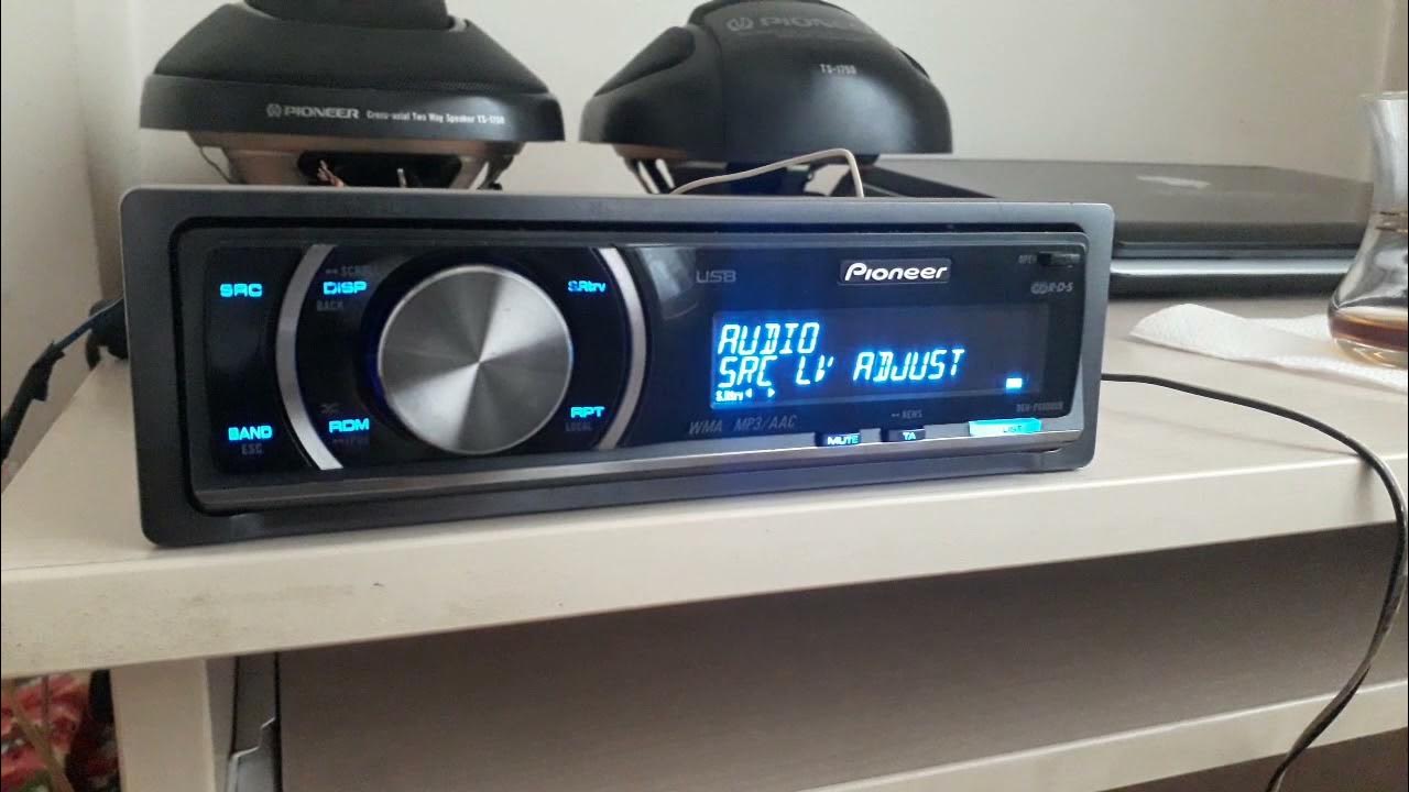 PIONEER DEHP6000UB & PIONEER TS1750 TWO WAY SPEAKER 150W YouTube