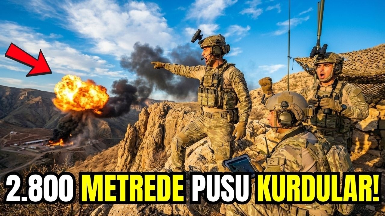 9 BORDO BERELİ KANDİL'İN 2.800 METRESİNDE 4 GÜN BEKLEDİ! 😱 PKK Komutanı Tespit Edildi