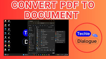 How to Convert PDF to Document - Full Tutorial {2025}