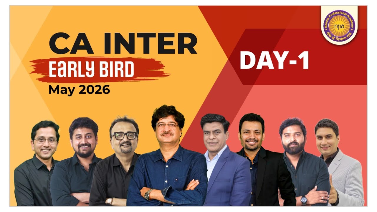 Corporate and Other Law | CA Inter Early Bird | MAY 26 Exams | Day 1 ...