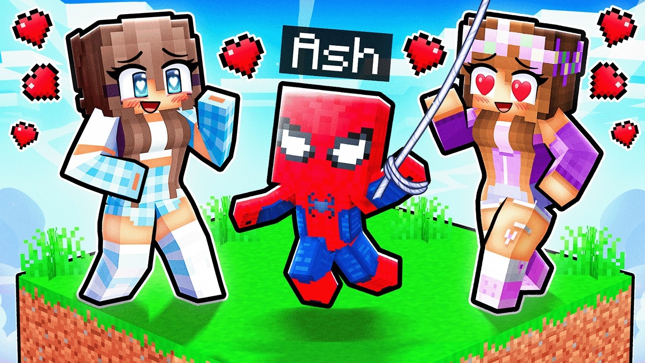 I Pretended to be BABY SPIDERMAN on a One Chunk!