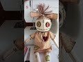 Handmade Voodoo Doll 🖤 #sewingprojects #shorts