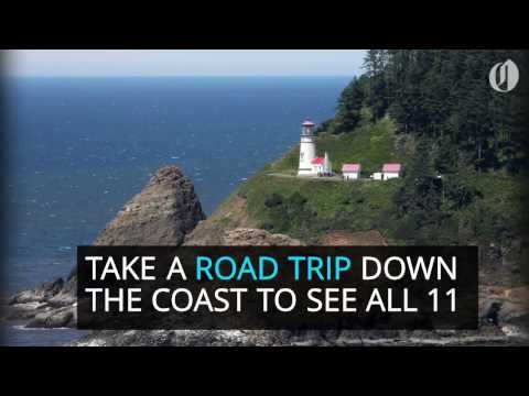 Video: 11 Lighthouses ng Oregon Coast