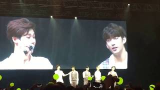 fancam 170521 b1a4 live space in hk hamlet cnu