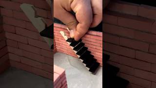 First Light Just Turned On! · Tiny House with Real Lights · #shorts #satisfying