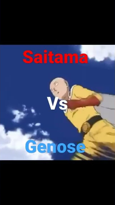 #shorts saitama vs Genose saitama deafet Genose very epic movement with unstoppable song/// God Goku