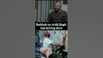 Badshah talking about arijit singh fast driving story #shorts #ytshorts