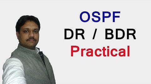 OSPF DR and BDR Practical || Tech Guru Manjit