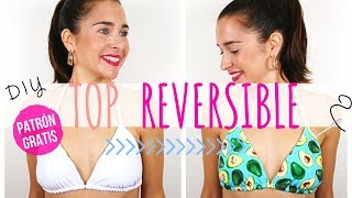 Diy - Top Reversible Para Bikini Con Patrones Gratis