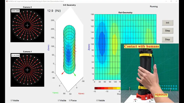 Large-Scale Vision-Based Tactile Sensing for Robot Links: Design, Modeling, and Evaluation