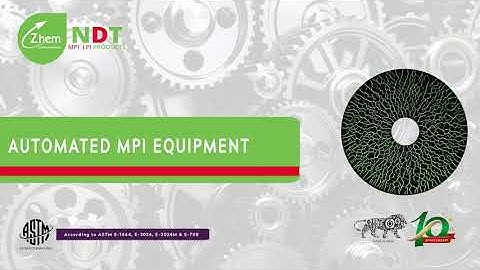 Automated magnetic particle testing (MPI/MPT) of Automotive Gear components with indexing mechanism