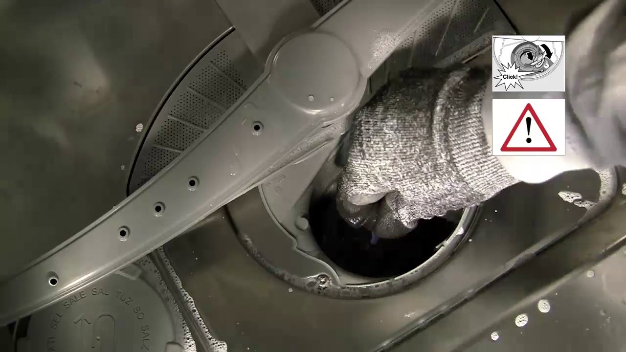 Bosch Service - Que faire quand mon lave-vaisselle affiche le code d'erreur  E-24 ? - YouTube