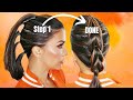 Here&#39;s a SIMPLE WAY to do a PULL THROUGH BRAID that works on SHORT FINE Hair