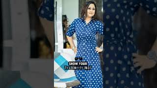 #sonalikajoshi Hello Guys how are you all || Sonalika Joshi top Blue 💙 pic clothes video ||#tmkoc
