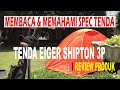 REVIEW TENDA EIGER TERBARU SHIPTON 3P