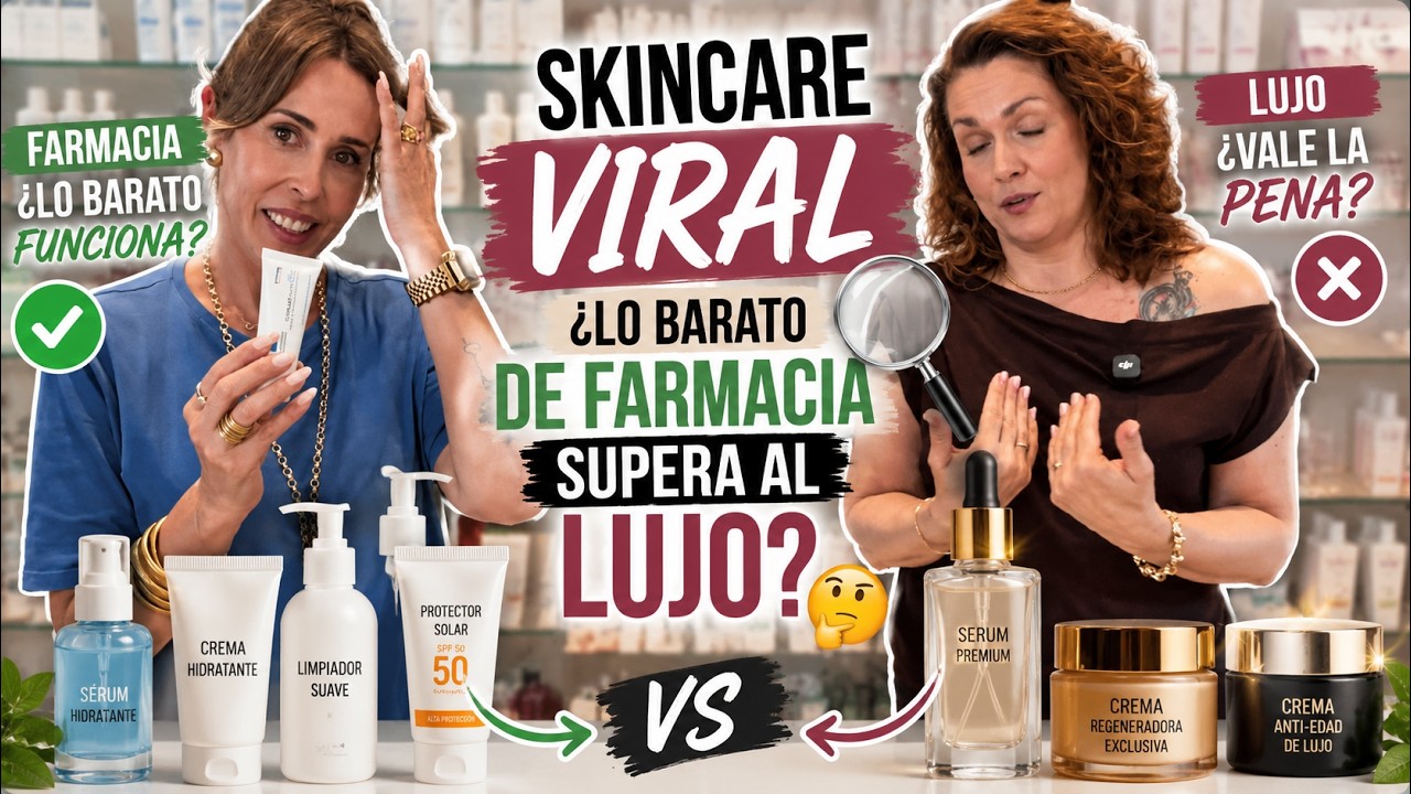 Analizamos Skincare VIRAL de Farmacia y Alta Gama: ¿Vale la pena o es humo? 🕵️‍♀️💊