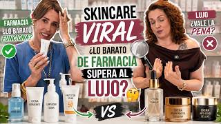 Analizamos Skincare VIRAL de Farmacia y Alta Gama: ¿Vale la pena o es humo? 🕵️‍♀️💊