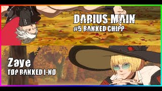 #5 CHIPP DARIUS MAIN vs HIGH RANK I-NO Zaye - GGST High Level Gameplay