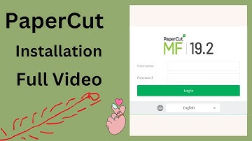 How to install PaperCut Easily || PaperCut Installation Full Video