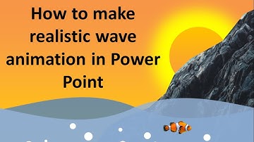 Realistic Water Wave Animation in Powerpoint | Water Wave Animation