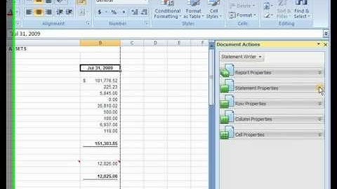 Filtering Financial Statements by Class with Intuit Statement Writer