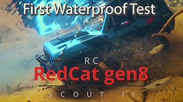 RC Crawler Extreme RedCat gen8 Scout II 4x4 Off Road crawler truck Solo Adventure Muddy Trail