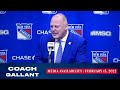 New York Rangers: Coach Gallant Postgame Media Availability | Feb. 15, 2022